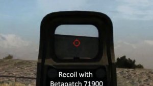 Arrowhead Beta Patch new Recoil/Weapon Kickback