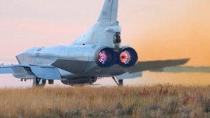 ТУ-22М3 выход на режим и взлёт Tupolev 22M3 burning ass