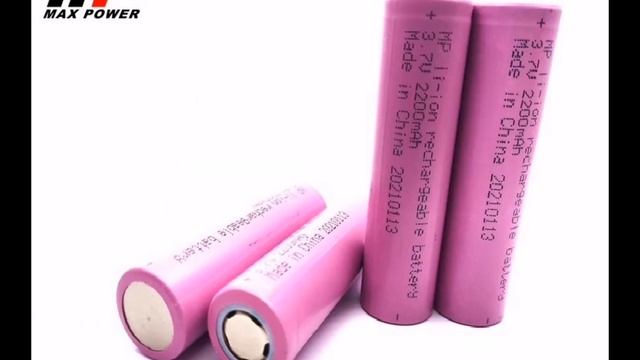 2200mAh 3.7V 18650 Lithium Ion Batteries 2000 Cycles смотреть онлайн