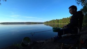 РЫБАЛКА НА ФИДЕР в живописном месте. Плотва не давала скучать. Озеро Синара.