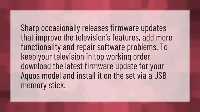Can I update my Sharp Aquos TV? смотреть онлайн