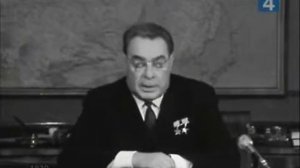 Новогоднее обращение  Л.И. Брежнева по ТВ.(1971)