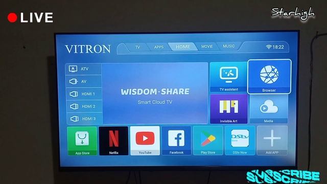 Vitron 43 inch Smart Tv ( Settings) смотреть онлайн