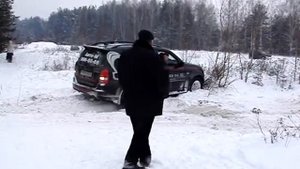 Полёт Рекстона на покатушках Рекстон клуба 7 февраля 2009