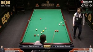 1/4 | Крюков Константин - Ануфриев Елисей | TV стол | Корона БК "Легенда"