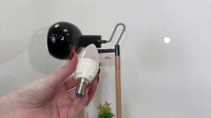 UL 00010182 UML T702 E14 BLACK Торшер напольный под лампу Е14, 60W, с регулировкой наклона  Механиче