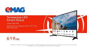 50" Телевизор LED Smart Sharp, 4K Ultra HD