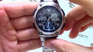 Часы Casio Illuminator AQ-190WD-1A [AQ-190WD-1AVEF] - видео обзор от PresidentWatches.Ru