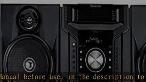 Sharp CD-BH950 Sharp 240W 5-Disc Mini Shelf Speaker System with Cassette and Bluetooth