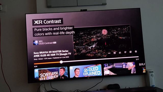 Review of Sony QD OLED XR65 A95K after 1 month of usage in India 1.6M views смотреть онлайн