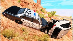 BeamNG Drive - Реалистичные автомобильные аварии и погони и ДТП. Бимка. Безумие на дороге.