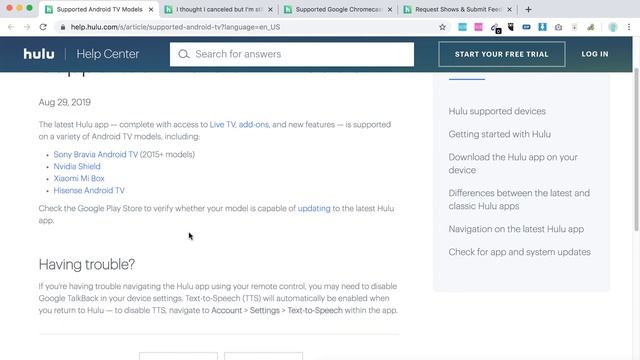 HULU ANDROID TV MODELS смотреть онлайн