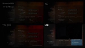 2023 TCL QM8 vs Hisense U8K: HDR Quality & TV Settings