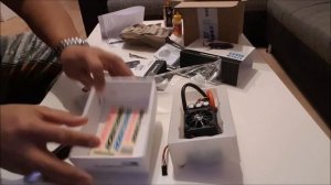 Hobbywing Ezrun Regler MAX5 V3 LED Program Card Box Unboxing and Traxxas X-Maxx 8s