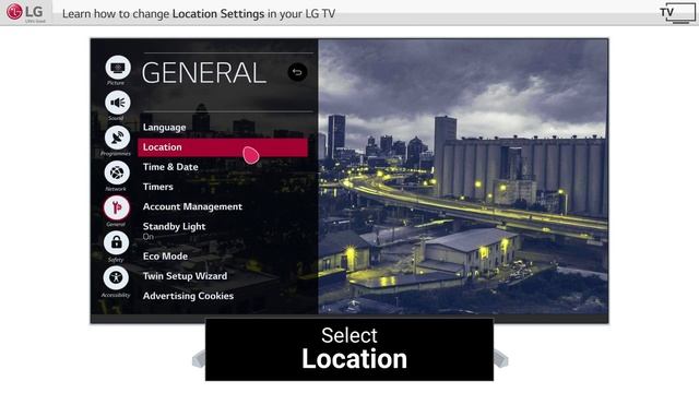 TV LG | Modifica delle impostazioni di posizione sulle Smart TV LG WebOS смотреть онлайн