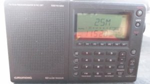 EWTN (WEWN) Noisy 25m - Plasma TV Interference -  Grundig G3 Globe Traveler - 11520 KHZ - 02:40 UTC