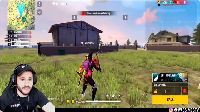 FREE FIRE ENGLISH LIVE STREAM WITH VINCENZO BNL AND SYBLUS смотреть онлайн