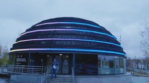 Парк Зарядье павильон купол