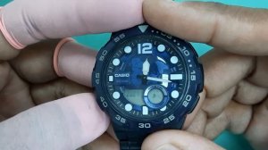 Casio AEQ-100 Watch Time Setting and Battery Replacement Tutorial | SolimBD | Watch Repair Channel