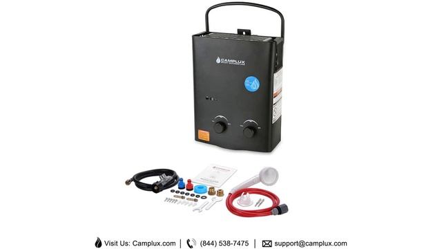 Camplux 5L 1 32 GPM Outdoor Portable Propane Tankless Water Heater Review смотреть онлайн