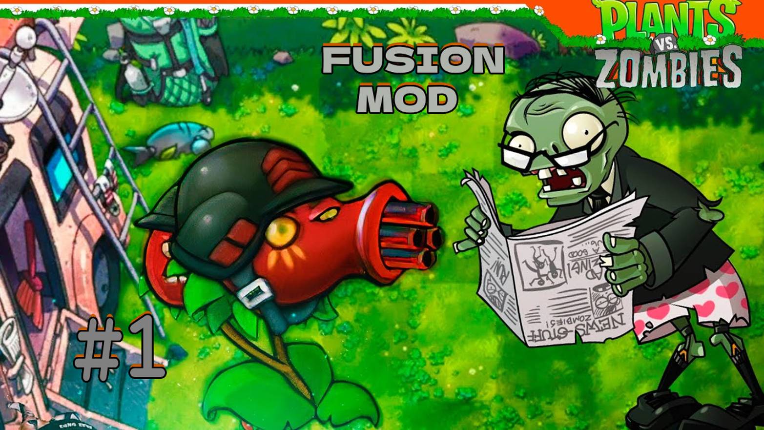 Самый Топовый Мод На PvZ. Зомби против Растений Fusion Mod #1