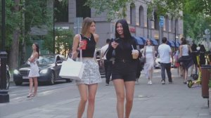 4K. New walking️ tour of popular places in Moscow with beautiful young people.