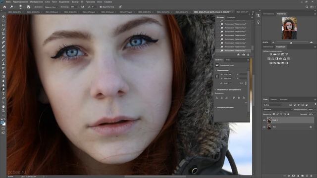 КАК СДЕЛАТЬ БЛЕСК НА ГУБАХ, В ГЛАЗАХ В ФОТОШОП смотреть онлайн