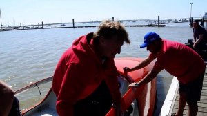 AKROS rowing boat roll over test in UK. May 2018.