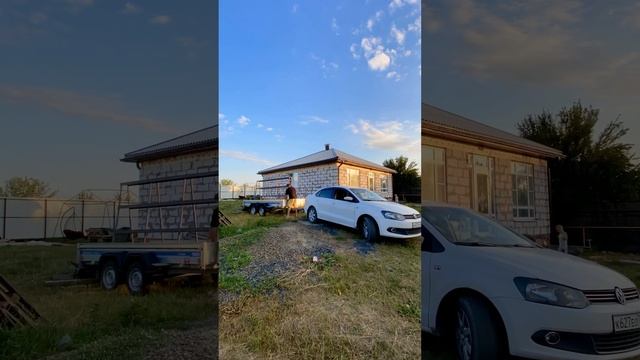 Подготовка машины к поездке на монтаж. #прицеп #пирамида #таганрог