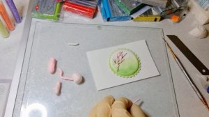 Магнитик из полимерной глины | пошагово | Polymer clay DIY #clay #tutorial #handmade #homedecor