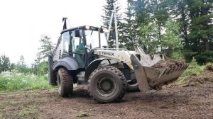 СРЕЗАЕМ ПЛОДОРОДНЫЙ СЛОЙ. ПЛАНИРОВКА УЧАСТКА. БЕГУЩАЯ МЫШЬ