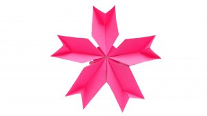 Гвоздика из бумаги Оригами цветы своими руками