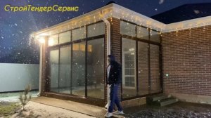 Остекление веранды в частном доме. Обзор процесса монтажа. ALUTECH ALT 100 раздвижная система окон.
