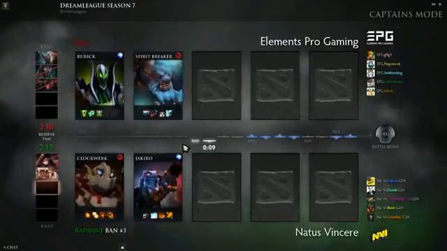 [RU] Na`Vi vs EPG (Bo2) | Dota 2 DL S 7 - Natus Vincere vs Elements Pro Gaming смотреть онлайн