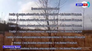 Погода 9.15 ноября 2020. г. Павловск Воронежской обл.