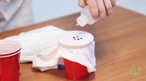 Научное шоу. Красивые узоры на ткани