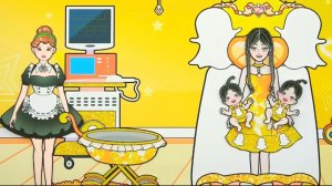 Богатые VS бедных! Беременные — Барби, Уэнсдэй и их дочери!