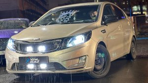 Kia Rio - установили новые фары и bi-led модули GTR G5 MAX