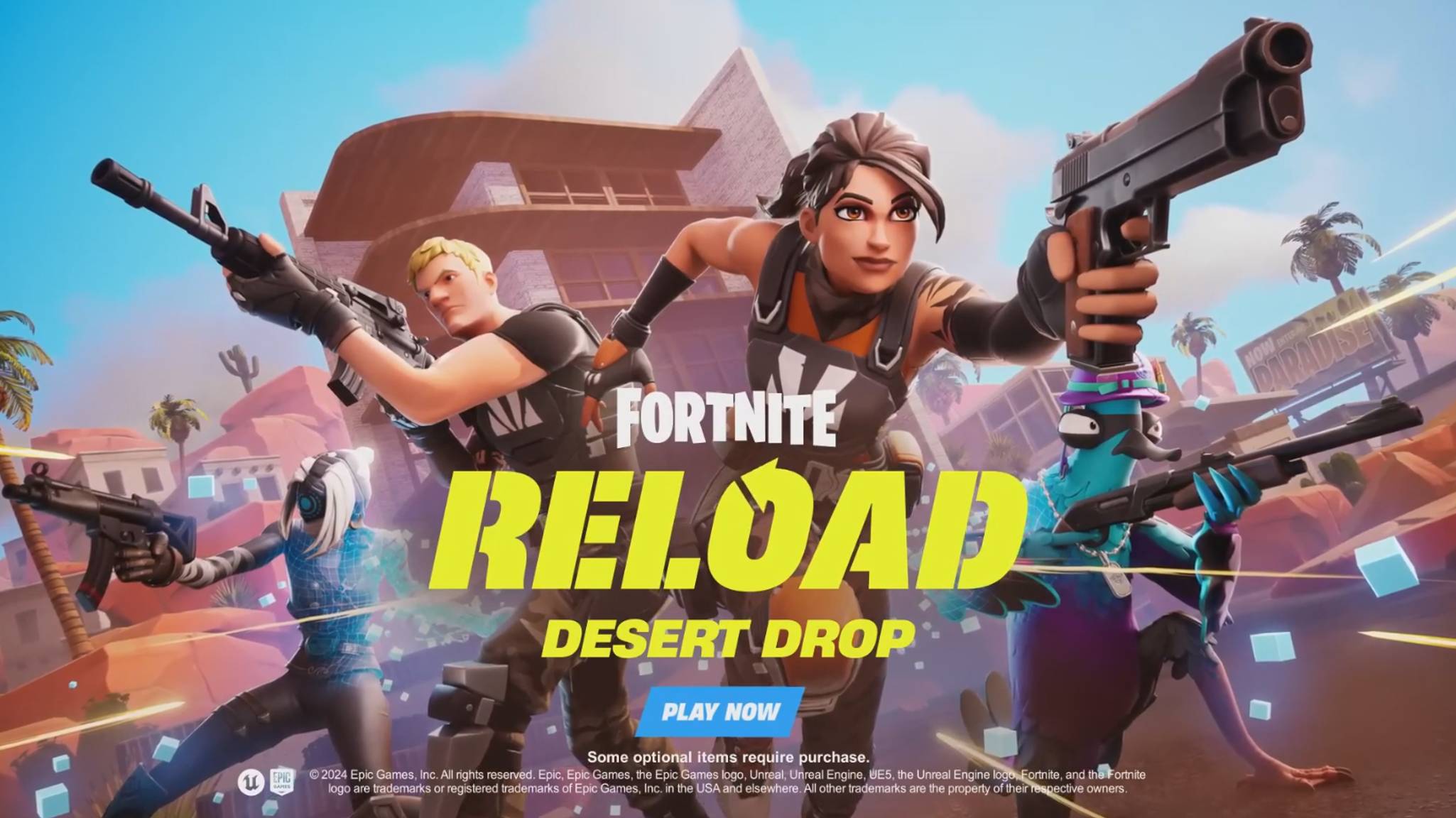 Fortnite Reload Desert Drop Трейлер 2024