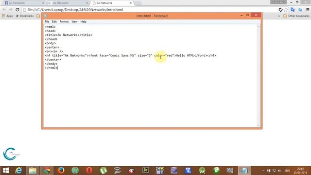 HTML Learning- Introduction