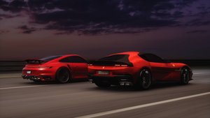 Assetto Corsa - Porsche (992) 911 Turbo RS ● Ferrari 12 Cilindri