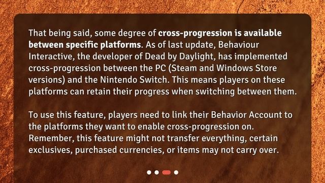 Can I transfer my Dead by Daylight account from one platform to another? смотреть онлайн