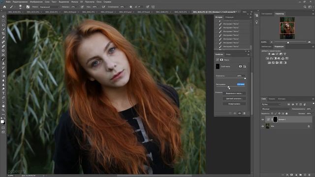 КАК ПРИДАТЬ БЛЕСК ВОЛОСАМ В ФОТОШОП смотреть онлайн