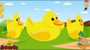 Five Little Ducks | Pre Nursery Rhyme | Five Little Ducks Went Out One Day | Kids Poem