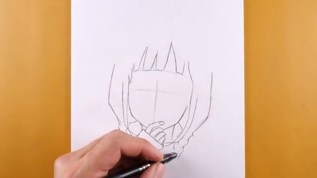 АНИМЕ РИСУНОК КАРАНДАШОМ!!! Как нарисовать красивую аниме-девушку для начинающих. Пошаговое рисовани