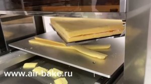 Вертикальная резка прямоугольных тортов, рулетов и тостов