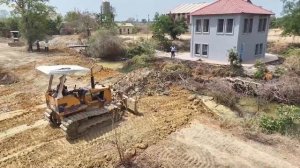 Строительство, новый участок засыпка