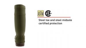 Dunlop Purofort Thermo+ full safety Green Brown