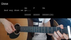 KALEO – Way Down We Go EASY Guitar Tutorial With Chords / Lyrics
