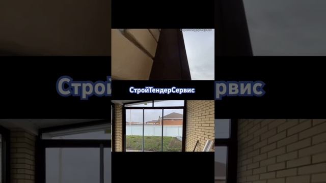 Остекление веранды Alutech ALT 100#таганрог #окна #окнапвх #монтажник